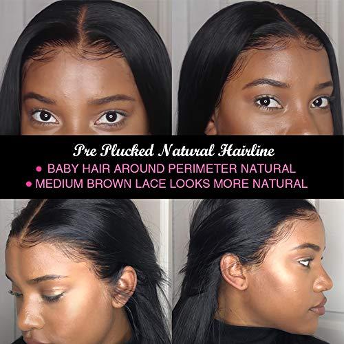 Perruque en dentelle lisse et soyeuse SokiShine® – Frontale sans colle, ligne de cheveux ultra naturelle, cheveux humains