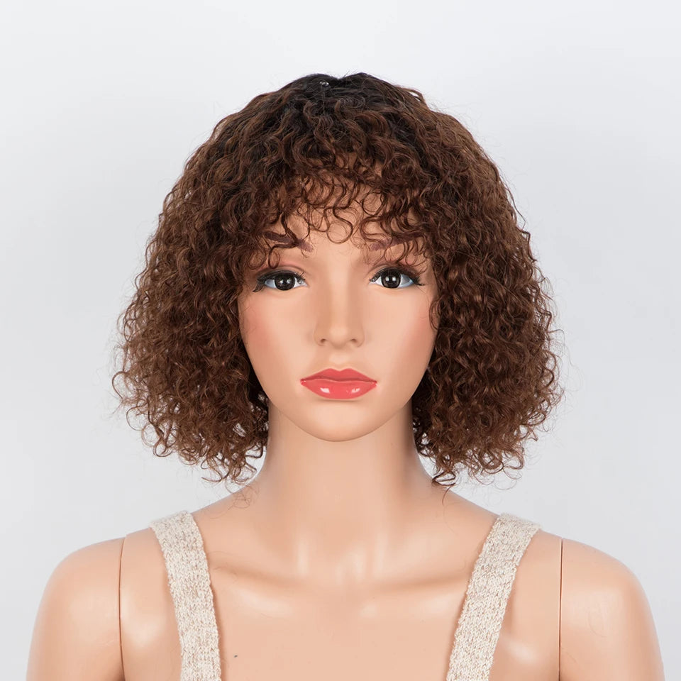 Brazilian Curly Pixie Bob Wig