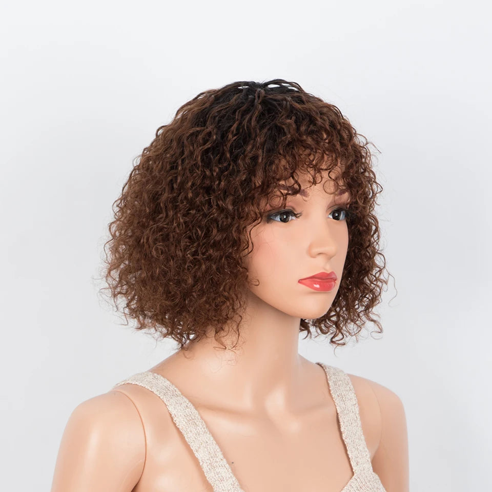 Brazilian Curly Pixie Bob Wig