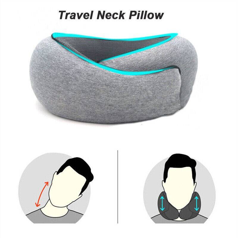 Travel Neck Pillow Memory Foam U-shaped