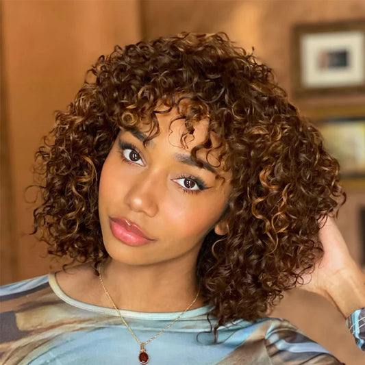 Perruque brésilienne bouclée Pixie Bob