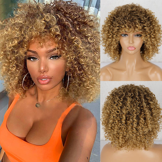 Perruque Afro Bouclée ✨💁🏾‍♀️ Des boucles audacieuses, vous êtes audacieux